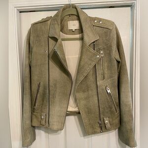 IRO Jovaspe Distressed Leather Jacket
